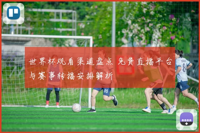 世界杯观看渠道盘点 免费直播平台与赛事转播安排解析